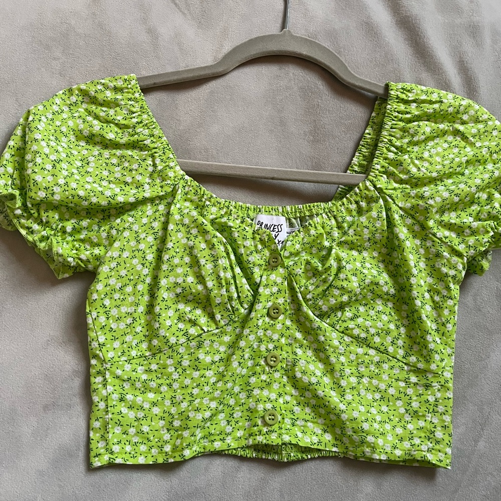 Princess Polly Laguna Top Green